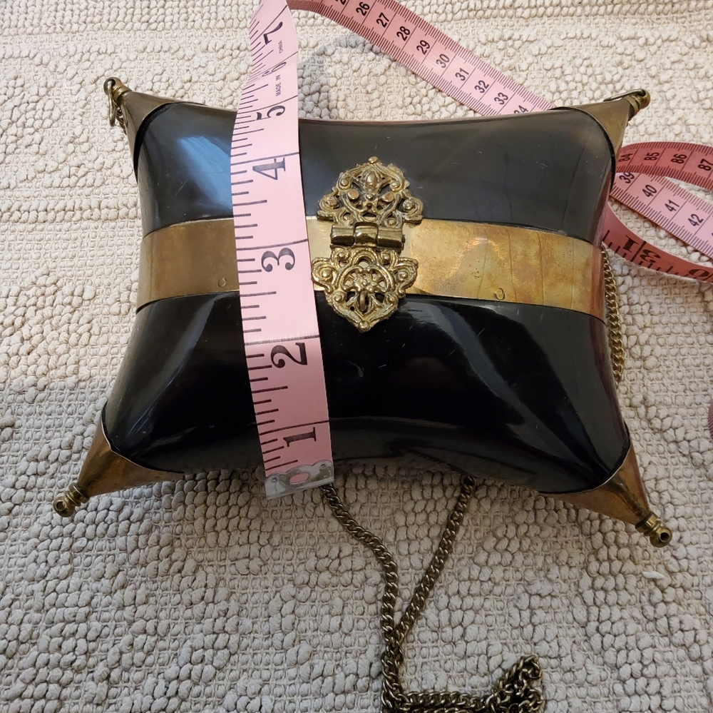 Vintage black pillow purse.